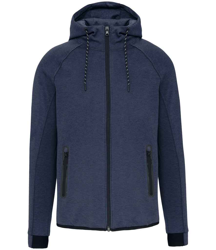 Proact Performance Hooded Jacket - French Navy Heather