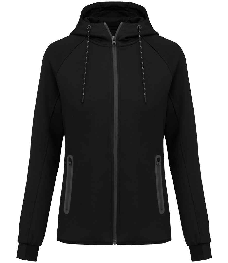 Proact Ladies Performance Hooded Jacket - Black