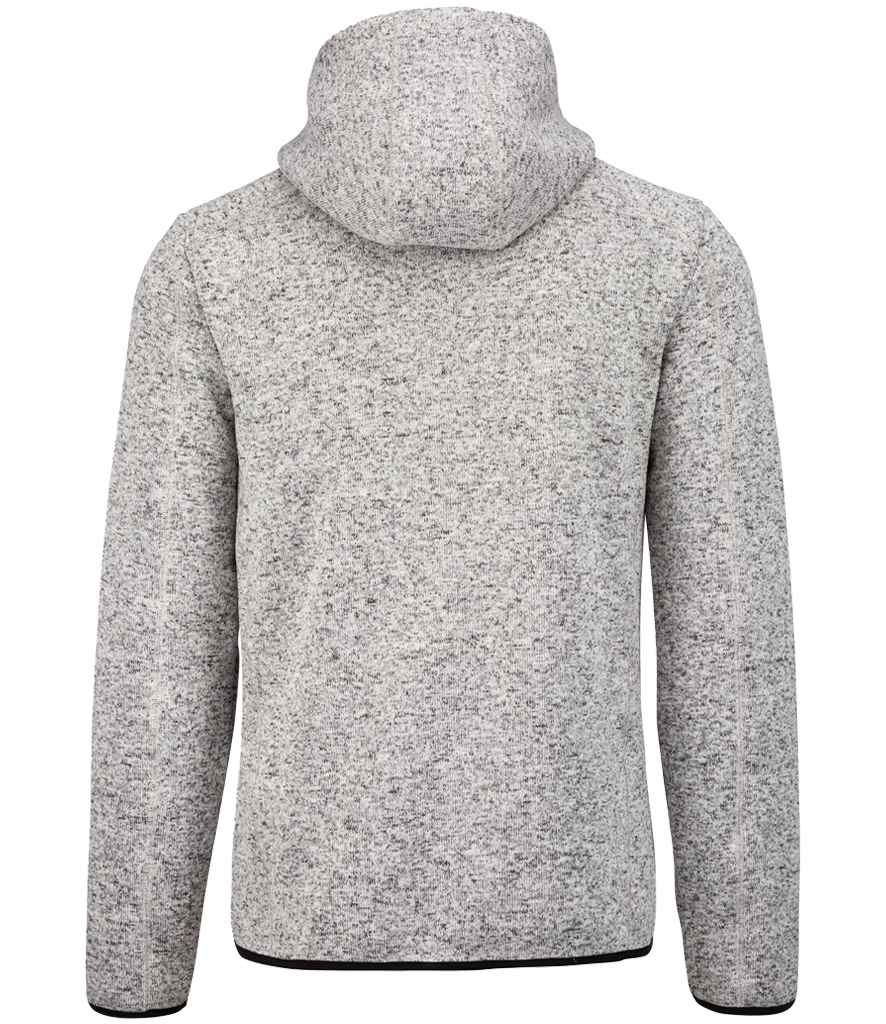 Proact Heather Hooded Jacket - Light Grey Melange