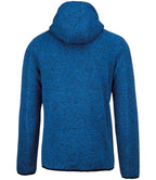 Proact Heather Hooded Jacket - Light Royal Blue Melange