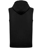 Proact Unisex Sleeveless Hoodie - Black
