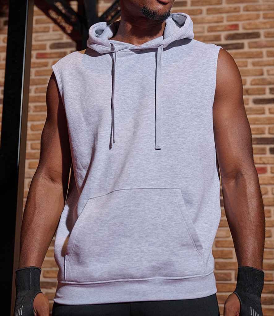 Proact Unisex Sleeveless Hoodie - Oxford Grey