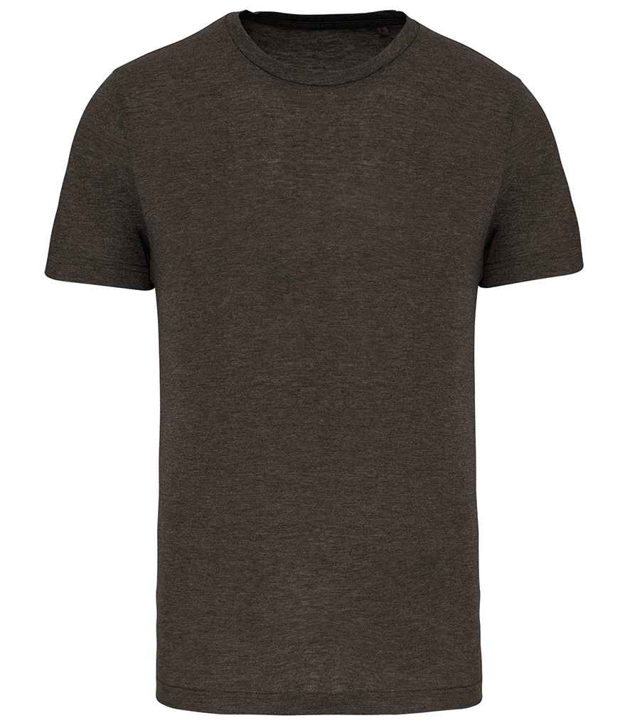 Proact Triblend Sports T-Shirt - Dark Khaki Heather