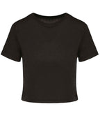 Proact Ladies Triblend Crop Top - Black