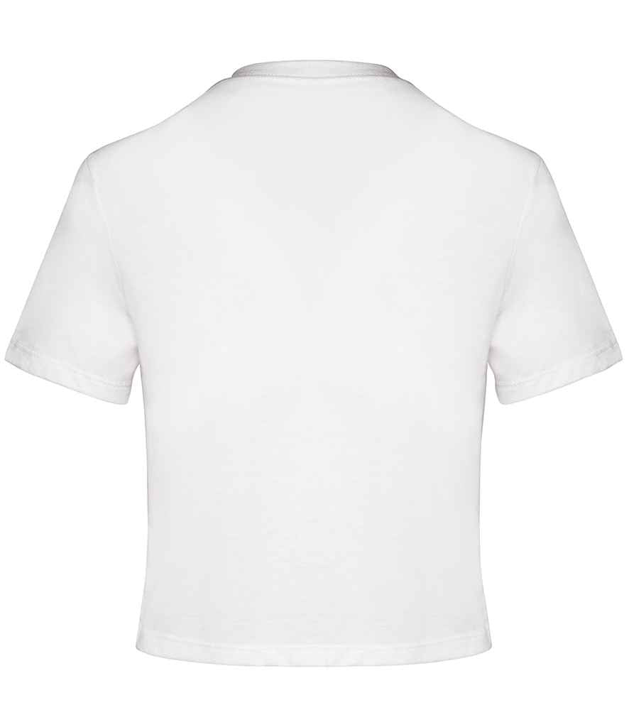 Proact Ladies Triblend Crop Top - White
