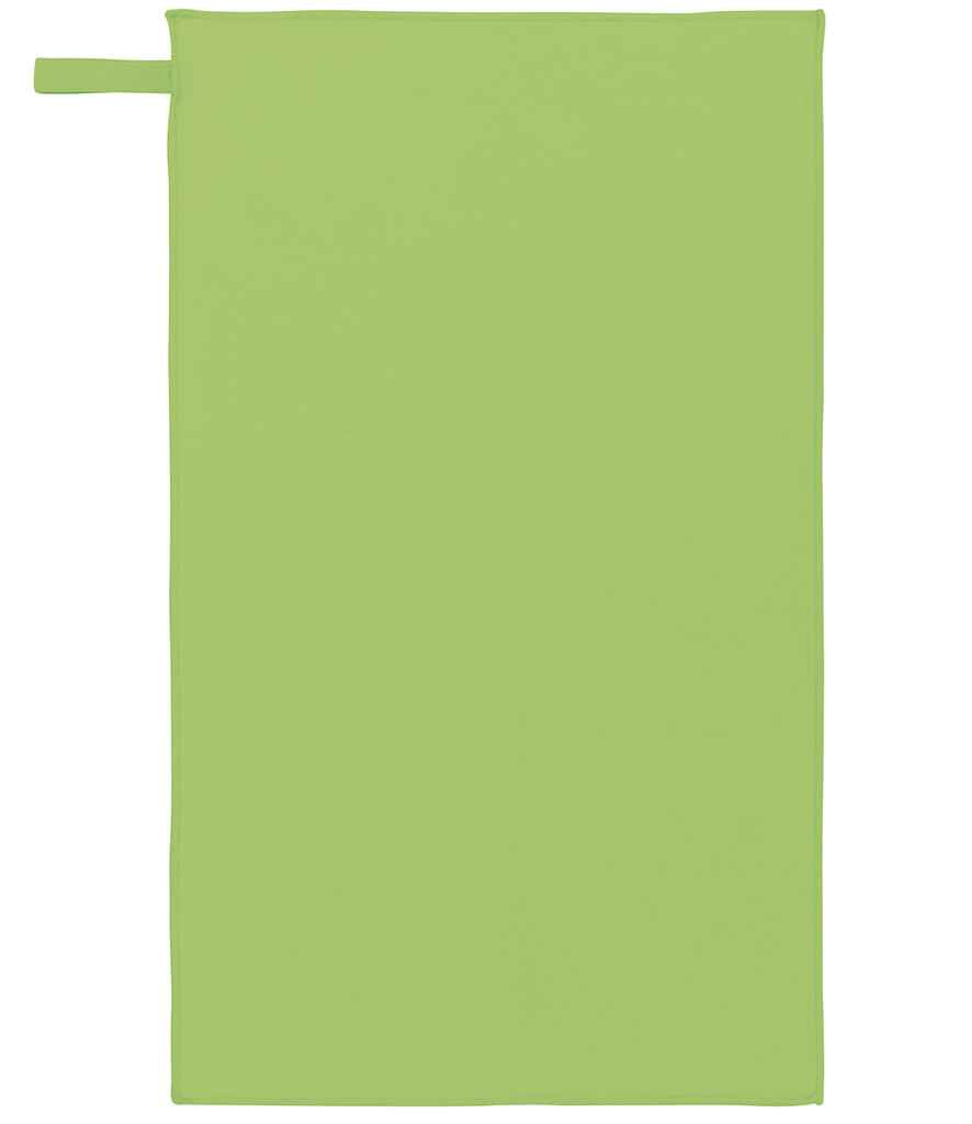Proact 50 x 100 Microfibre Sports Towel - Lime Green