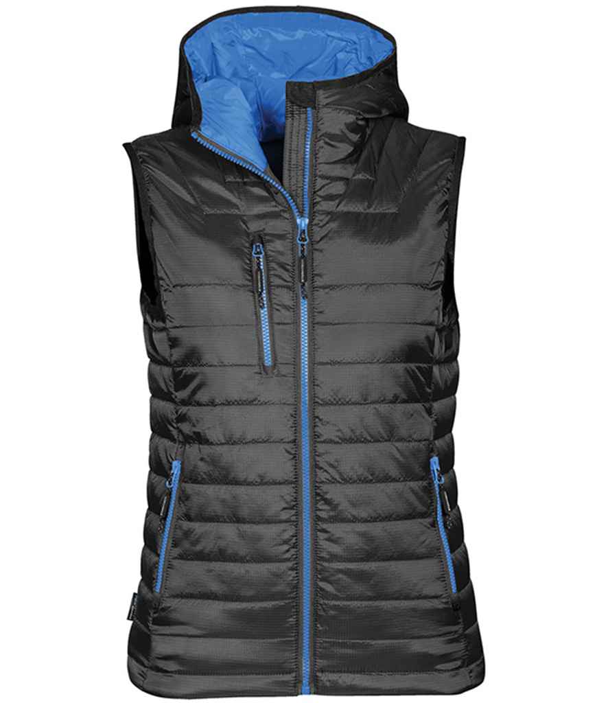 Stormtech Ladies Gravity Bodywarmer - Black/Marine Blue