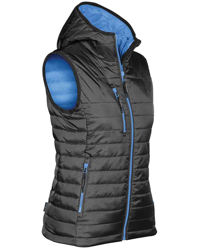 Stormtech Ladies Gravity Bodywarmer - Black/Marine Blue