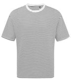 Premier Unisex Utility 2.0 Oversized T-Shirt - Black/White Stripe