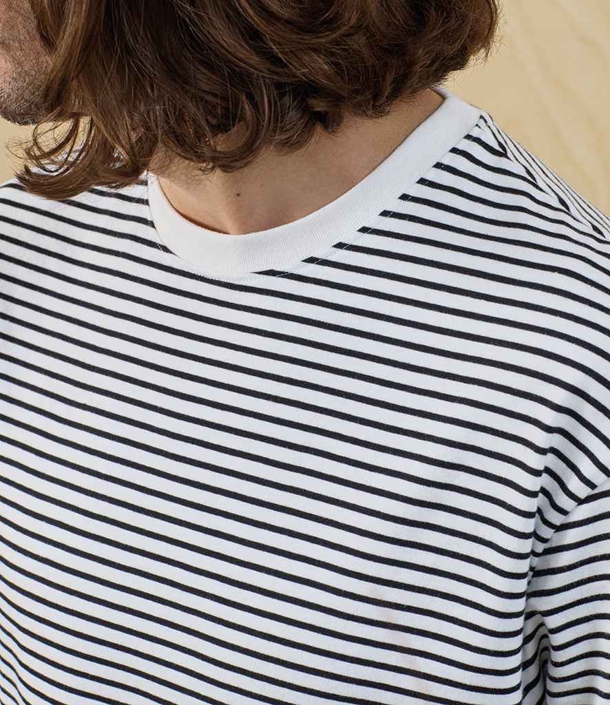 Premier Unisex Utility 2.0 Oversized T-Shirt - Black/White Stripe