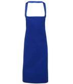 Premier Organic Cotton Bib Apron - Royal Blue