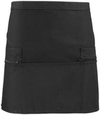Premier Zip Pocket Waist Apron - Black