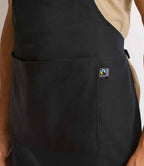 Premier Fairtrade Organic Cotton Bib Apron - Black