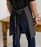 Premier Fairtrade Organic Cotton Denim Bib Apron - Black Denim