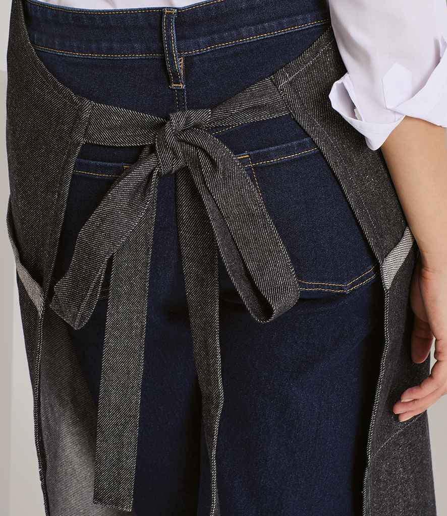 Premier Regenerate Bib Apron - Black Denim