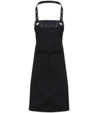 Premier Espresso Bib Apron - Black/Black