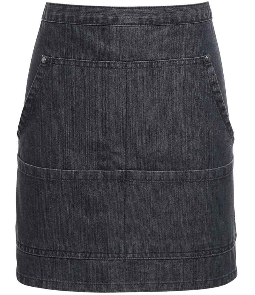 Premier Denim Waist Apron - Black Denim