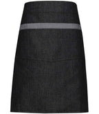 Premier Domain Waist Apron - Black Denim