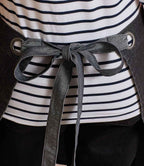 Premier Domain Waist Apron - Black Denim