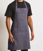 Chino cotton bib apron