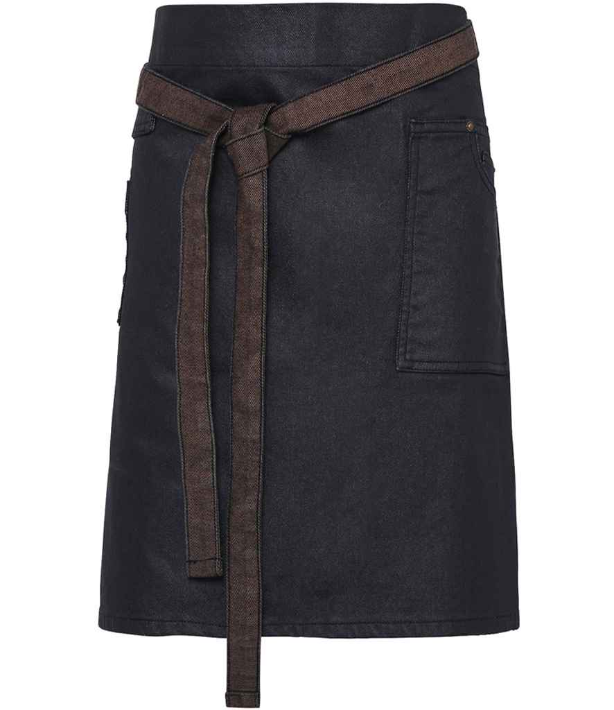 Premier Division Waist Apron - Indigo Denim/Brown Denim