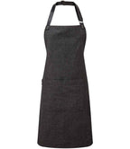Premier Annex Oxford Bib Apron - Black