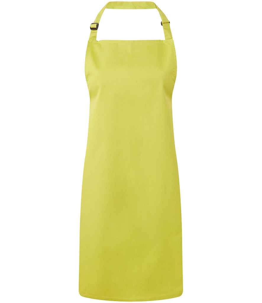 Premier 'Colours' Bib Apron - Lime Green