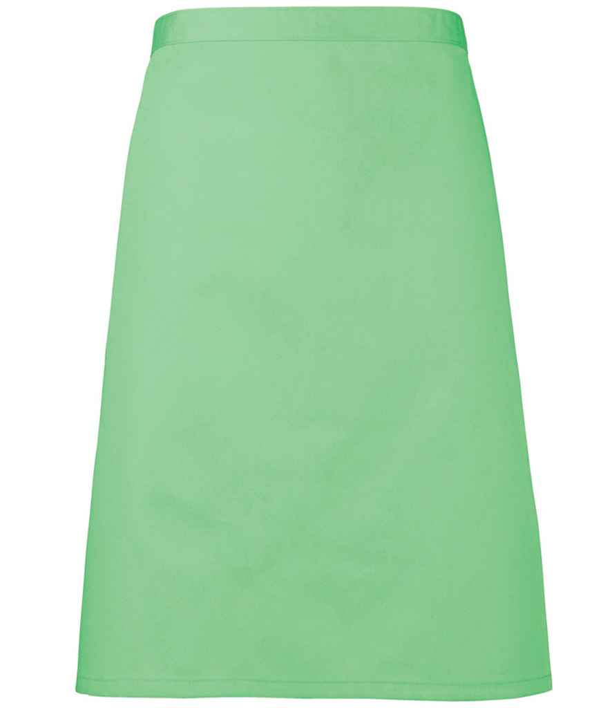 Premier 'Colours' Mid Length Apron - Apple Green