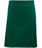 Premier 'Colours' Mid Length Apron - Bottle Green