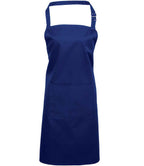 Premier 'Colours' Bib Apron with Pocket - Royal Blue