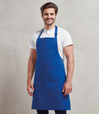 Premier 'Colours' Bib Apron with Pocket - Royal Blue