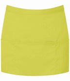 Premier 'Colours' 3 Pocket Apron - Lime Green