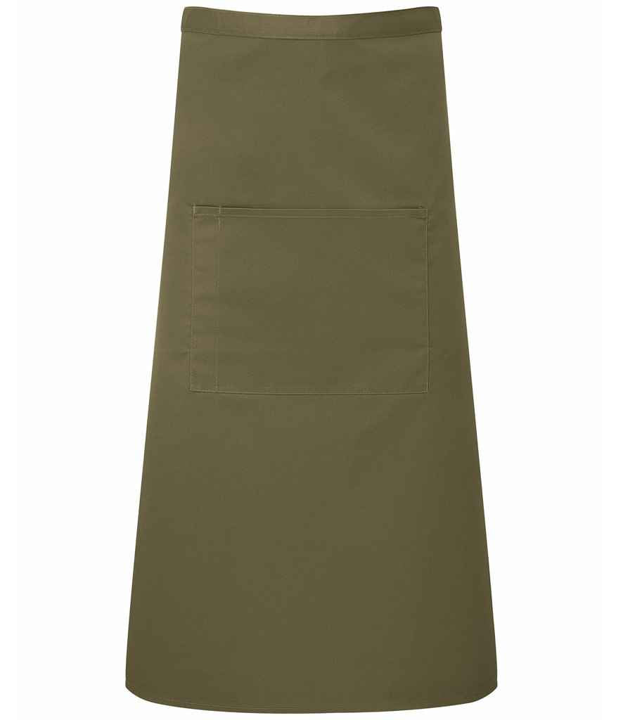 Premier 'Colours' Bar Apron - Olive Green