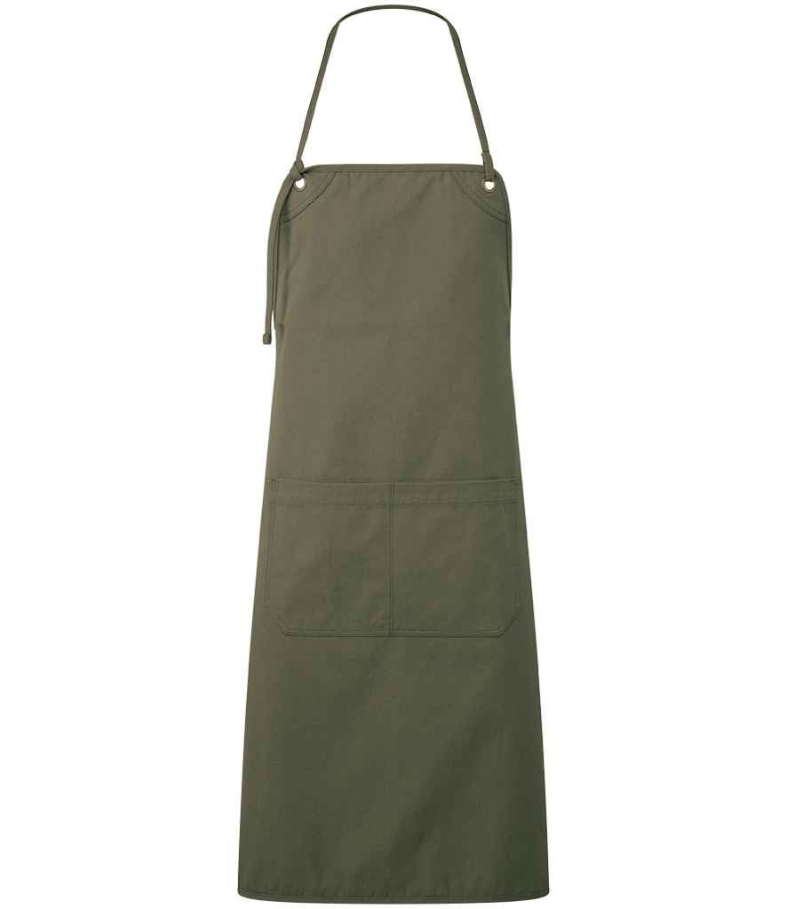 Premier 'Artisan's Choice' Double Pocket Canvas Apron - Olive Green