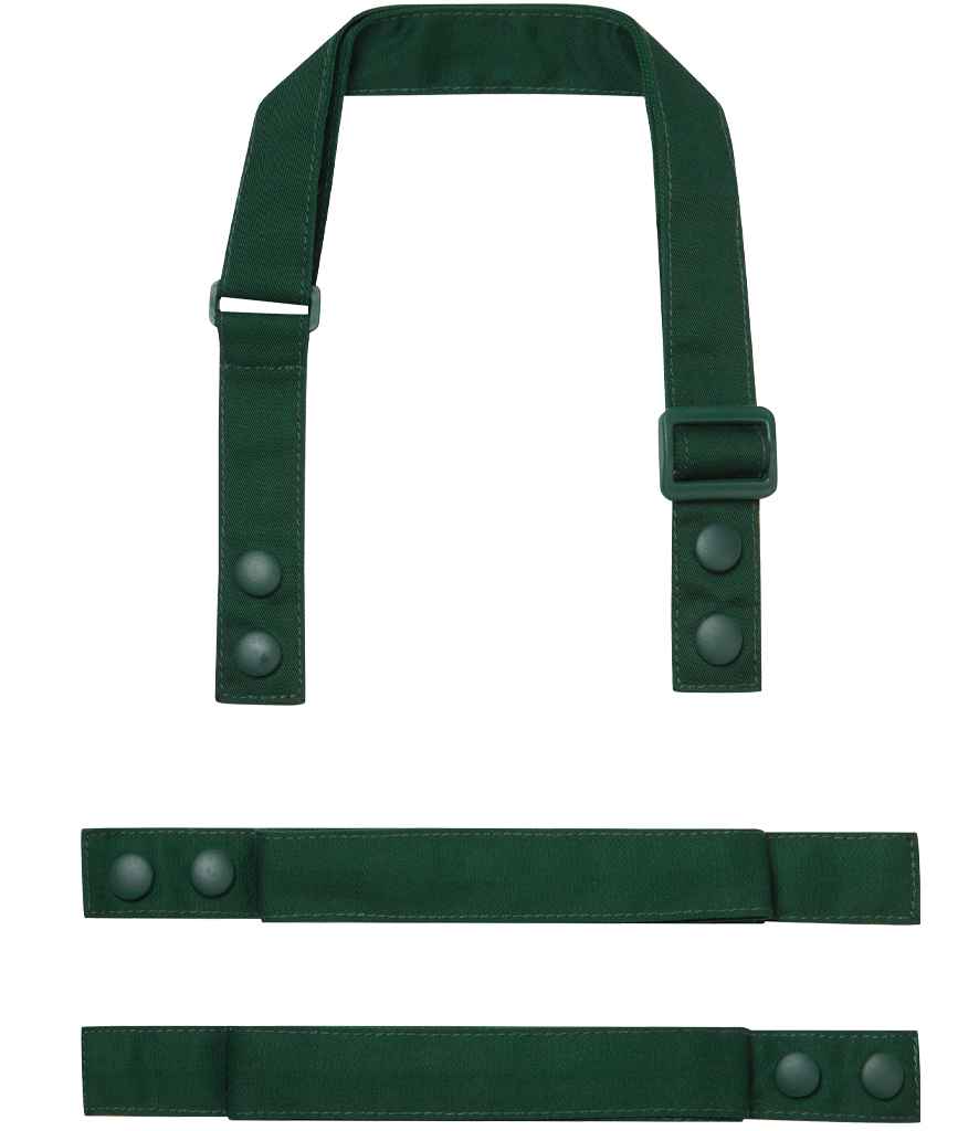 Premier Swap and Pop Customisable Apron Straps - Bottle Green
