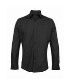 Premier Supreme Long Sleeve Poplin Shirt - Black