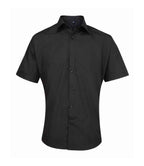 Premier Supreme Short Sleeve Poplin Shirt - Black