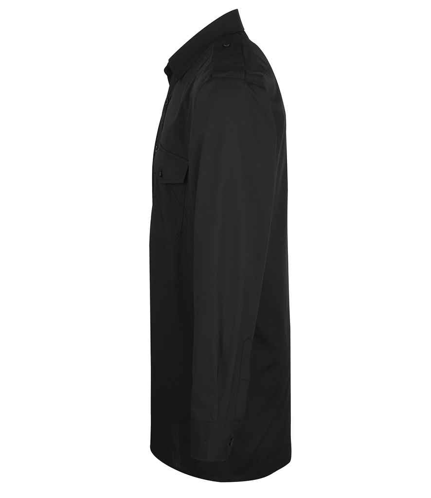 Premier Long Sleeve Pilot Shirt - Black
