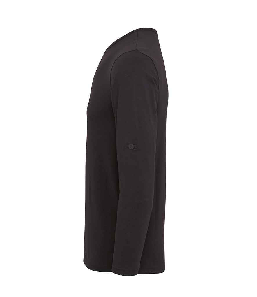 Premier Long John Roll Sleeve T-Shirt - Black