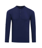Premier Long John Roll Sleeve T-Shirt - Indigo Denim