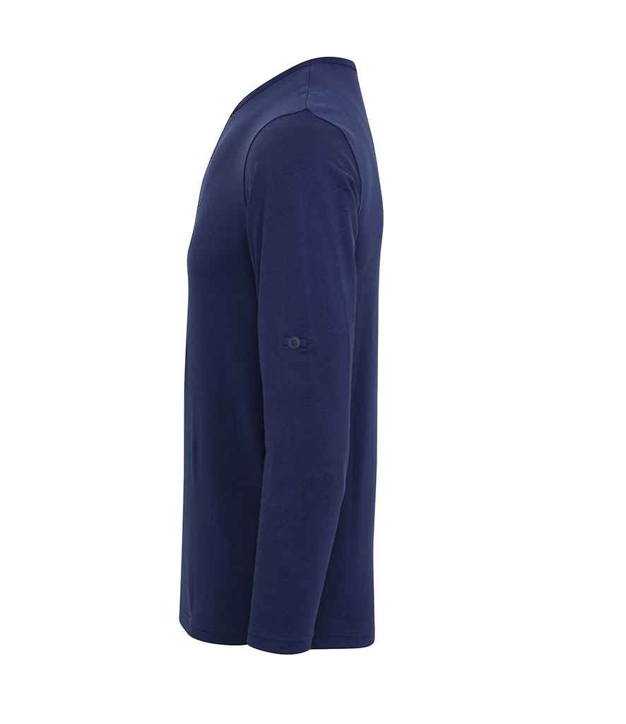 Premier Long John Roll Sleeve T-Shirt - Indigo Denim
