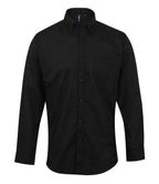 Premier Signature Long Sleeve Oxford Shirt - Black