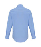 Premier Long Sleeve Striped Oxford Shirt - Oxford Blue