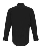 Premier Long Sleeve Stretch Fit Poplin Shirt - Black