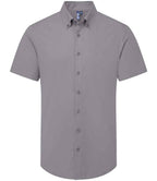 Premier Supreme Short Sleeve Oxford Shirt - Steel