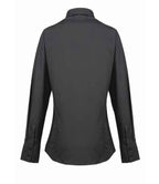 Premier Ladies Supreme Long Sleeve Poplin Shirt - Black