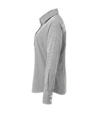 Premier Ladies Gingham Long Sleeve Shirt - Black/White