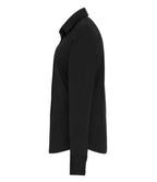 Premier Ladies Long Sleeve Stretch Fit Poplin Shirt - Black