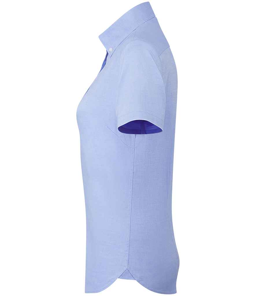 Premier Ladies Supreme Short Sleeve Oxford Shirt - Oxford Blue