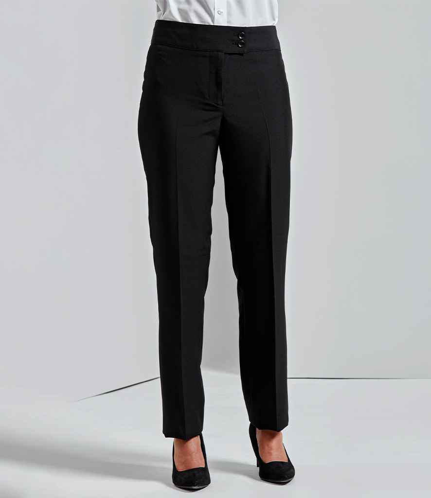 Premier Ladies Iris Straight Leg Trousers - Black